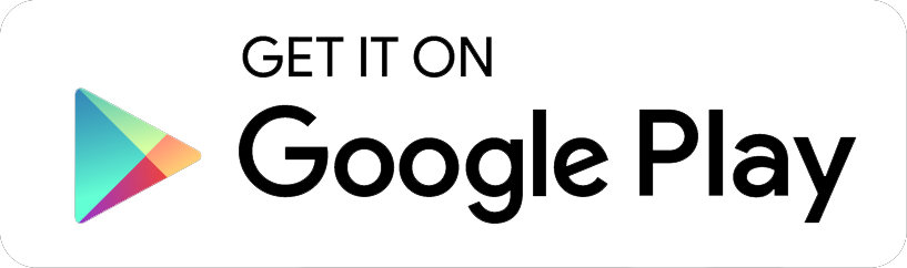 White Google Play button