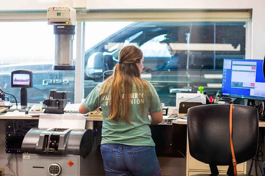 Teller at Drive Thru